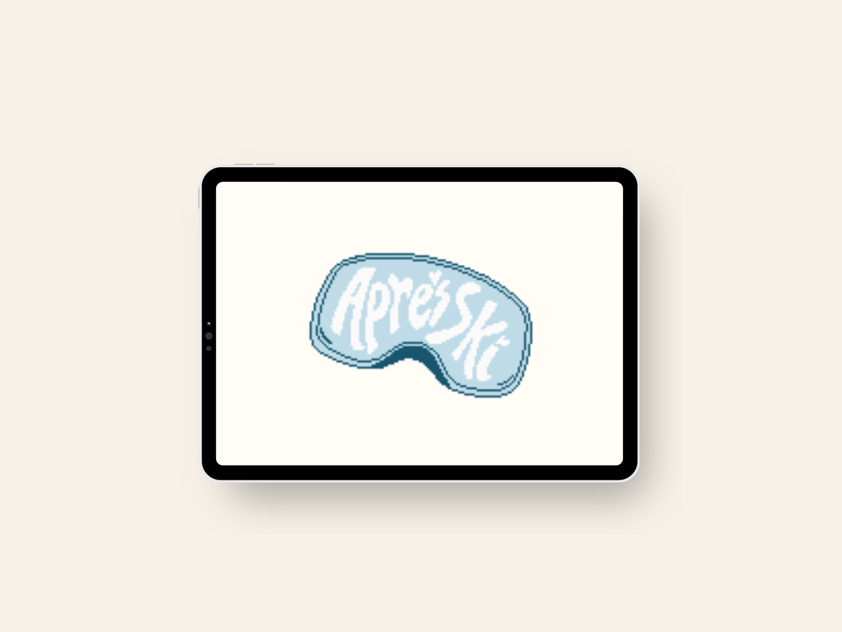 Apres Ski Goggles - Digital Download
