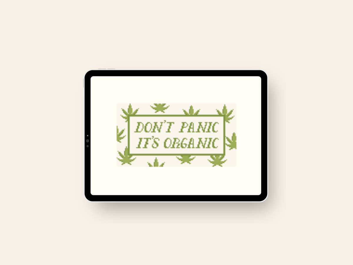 Don't Panic It's Organic - Digital Download