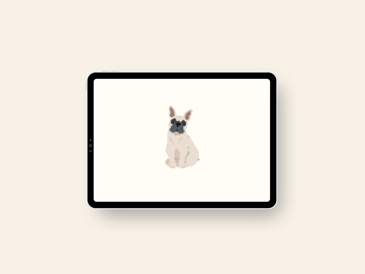 French Bulldog - Cream - Digital Download