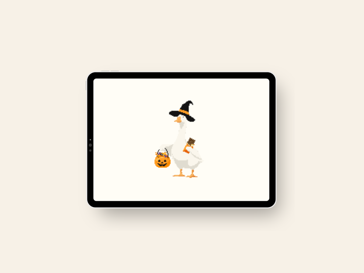 Trick or Treat Goose - Digital Download